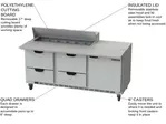 Beverage Air SPED72HC-12C-4 Refrigerated Counter, Sandwich / Salad Unit