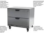 Beverage Air UCFD36AHC-2 Freezer, Undercounter, Reach-In