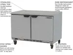 Beverage Air WTF48AHC-FLT Freezer Counter, Work Top