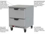 Beverage Air WTFD27AHC-2-FLT Freezer Counter, Work Top