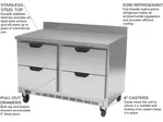 Beverage Air WTFD48AHC-4 Freezer Counter, Work Top