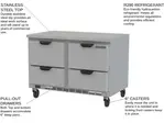 Beverage Air WTFD48AHC-4-FLT Freezer Counter, Work Top