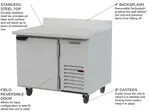 Beverage Air WTR41AHC Refrigerated Counter, Work Top