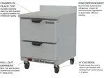Beverage Air WTRD27AHC-2-FIP Refrigerated Counter, Work Top