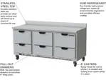 Beverage Air WTRD72AHC-6-FIP Refrigerated Counter, Work Top