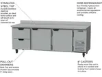 Beverage Air WTRD93AHC-2 Refrigerated Counter, Work Top