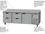 Beverage Air WTRD93AHC-4 Refrigerated Counter, Work Top