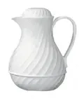 Admiral Craft Beverage Server Cover, Fits 64 Ounce, Swirl, White