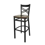 BFM 2130B-SB ASH Bar Stool, Indoor