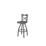 BFM 2130SRCR-SB Bar Stool, Swivel, Indoor