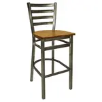 BFM 2160B-CL ASH Bar Stool, Indoor