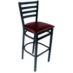 BFM 2160B-SB GR2 Bar Stool, Indoor