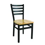 BFM 2160C-SB W Chair, Side, Indoor