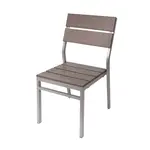 BFM PH202CGRTK-SG Chair, Side, Stacking, Outdoor