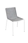 BFM PH402CGR-WH Chair, Side, Stacking, Outdoor