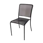 BFM SU1300CBL Chair, Side, Stacking, Outdoor