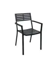 BFM SU2811CSBL Chair, Armchair, Stacking, Outdoor