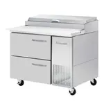 Blue Air BAPP44-D2-HC Refrigerated Counter, Pizza Prep Table