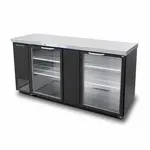 Blue Air BBB69-3BG-HC Back Bar Cabinet, Refrigerated