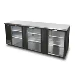 Blue Air BBB90-4BG-HC Back Bar Cabinet, Refrigerated