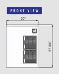 Blue Air BLMI-900A Ice Maker, Cube-Style