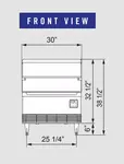 Blue Air BLUI-250A Ice Maker With Bin, Cube-Style