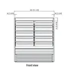 Blue Air BOD-72S Display Case, Refrigerated, Self-Serve