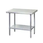 Blue Air EW2424 Work Table,  24" - 27", Stainless Steel Top