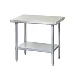 Blue Air EW2436 Work Table,  36" - 38", Stainless Steel Top