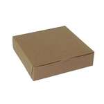 BOXIT CORPORATION Bakery/Cupcake Box, 10" x 10" x 4", Kraft, Paperboard, 6 Cup, (100/Case) Box-it 10104B-194