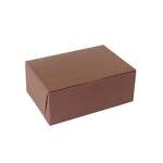 BOXIT CORPORATION Bakery Box, 10" x 7" x 4", Chocolate, Paperboard, (100/Case) Box-it 1074B-513