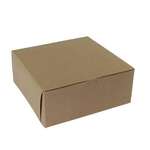 BOXIT CORPORATION Bakery Box, 12" x 12" x 5", Kraft, Paperboard, (100/Case) Box-it 12125B-194