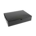 BOXIT CORPORATION Bakery/Cupcake Box, 19" x 14" x 4", Black, Paperboard, No Window, 12 Jumbo Cup, (50/Case) Box-it 19144B-960