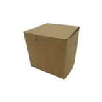 BOXIT CORPORATION Bakery Box, 4"x4"x4", Brown, Paperboard, (200/Case) Boxit 444B-194