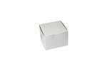 BOXIT CORPORATION Bakery Box, 5-1/2" x 5-1/2" x 4", White, Paperboard, (250/Case) Box-it 554B-261