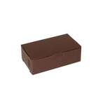 BOXIT CORPORATION Bakery/Cupcake Box, 6.5"x3.75"x2.125", Chocolate, Paperboard, (250/Case) Box-it 632B-513