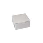 BOXIT CORPORATION Bakery Box, 6" x 6" x 3", White, Paperboard, (250/Case) Box-it 663B-261