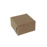 BOXIT CORPORATION Bakery/Cupcake Box, 7" x 7" x 4", Chocolate, Paperboard, 4 Cup, (200/Case) Box-it 774B-194