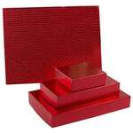 BOXIT CORPORATION Candy Box, 8.5"x5.25"x1.125", Red, Paperboard, (50/Case) BOXit 815-2023