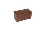 BOXIT CORPORATION Bakery/Cupcake Box, 8" x 4" x 4", Chocolate, Paperboard, 2 Cup, (200/Case) Box-it 844B-513