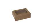 BOXIT CORPORATION Bakery Box, 8" x 5-3/4" x 2-1/2", Kraft, w/ Window (200/Case) Box-it 852AW-501