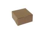 BOXIT CORPORATION Bakery/Cupcake Box, 8" x 8" x 4", Kraft, 4 Cup, No Window, (200/Case) Box-it 884B-194