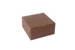 BOXIT CORPORATION Bakery/Cupcake Box, 8" x 8" x 4", Chocolate, 4 Cup, No Window, (200/Case) Box-it 884B-513