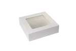 BOXIT CORPORATION Bakery Box, 9"x9"x2.5", White, Paperboard, (250/Case) Box-it 992AW-126