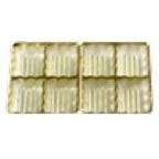 BOXIT CORPORATION Candy Box Tray, 6-1/2" x 3-1/2", Gold, 8 Square Cavities, (100/Case), Box-it TR8081-153