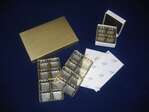 BOXIT CORPORATION Candy Box, 3-1/2" x 3-1/4" x 1-1/8", White, 1/8 lb., w/ View-It Lid, (100/Case), Box-it V204-005