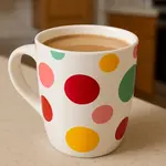 Bubble Print Mug 4 PK