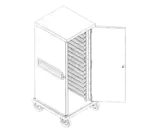 Caddy T-1220-C Cabinet, Enclosed, Bun / Food Pan