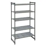 Cambro CBU183072V5580 Shelving Unit, All Plastic