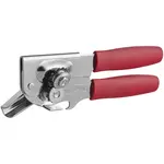 Can Opener, Swing Way, 7", Portable, Red Grip Handle